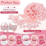 원사 벌크 소프트 청키 600 G/ 6 실, 어머니의 날 초보자용 뜨개질 바늘이나 갈고리(화이트, 핑크, 카민) 없음 1 Red White Green 6 : 해빛마루길