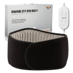 테슬테즐 허리 찜질기 배 복부 온열 전기 찜질팩 원적외선 발열 복대 벨트 생리통 온열기 : 아이러브에어