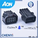 자동차 방수 커넥터  암수 LED 헤드라이트 스피커 플러그 센서 혼다용 6181-6850 6189-7423  8 핀 : 아온물산