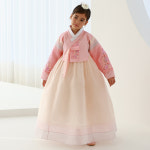 하랑한복 규수랑 명절 아동 돌복 고급 전통 유아 어린이 여아 한복 세트 : 하랑한복