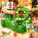 DS CN 당근 대화 토끼 자식 가족 테이블 교육 트랩 보드 부모 방어 파티 도전 게임  Gift Box English : 마인오토닉스