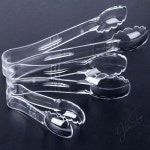 라움샵 PC 조개 집게 중 투명 얼음집게 : JT라움샵