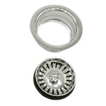 Westbrass C0136-05 11인치 컨템포러리 1-Lever 냉수 디스펜서 포함 2팩 및 폴리싱 키트(필터 포함), 니켈 스트레이너 트림 폐기 세트, 교체... 