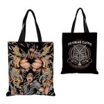 ZimyFuntoy 진격의 거인 토트백 캔버스 38 35cm 대용량 A4 : DDAKNESTYLE