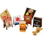 미니 어처 간판 메모꽂이 명함 사진 소품 인테리어 테라리움 : 조니직구