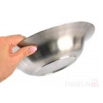 스테인리스 광택없는 무광 파스타접시 4호 카레그릇 파스타볼 탕수육접시 RWFJBB4H : 칭구두리