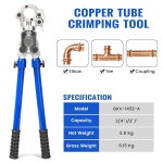 구리 파이프용 Propress 도구, 1/2 3/4 1인치 죠, 360 회전 및 솔더리스 피팅을 위한 가능한 손잡이 : 픽.하.우.스