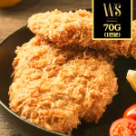 [샵인샵] 수제안심돈까스 70g 1개 1인분 [ 간편조리식품 간편식 돈카츠 히레까스 ] : 우성물산