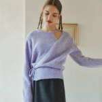 [N배송][제로스트릿][6컬러] 울 블렌딩 랩 스웨터 WOOL BLENDING WRAP SWEATER : 제로스트릿