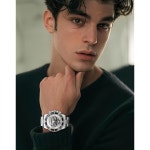 남성용 OLEVS 시계 자동 기계식 럭셔리 드레스 빅 페이스 셀프 와인딩 투어빌론 스켈레 : 캐시업업