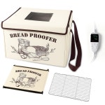 빵 방지 상자, 선반 및 타이머가 있는 접이식 반죽 프로퍼, 사워도우용 조절 가능한 온도 50-113 , 가정용 빵, 피자 베이킹, 요거트 메이커 : 소로... 