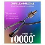 야외 조명용 B-Est Y-스플리터 케이블1 수컷암컷으로 H705D H705E H705F H7067 H7068 H7069용 : 유니크온1