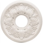 14인치 화이트 벨자 천장 메달리온 : 블리츠허브009