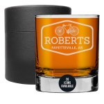 맞춤형 에칭 11온스 위스키 잔 - 맞춤 각인 아버지 u2019s 데이 선물... 생일 잔, 신랑 들러리, 버번 리큐어 칵테일 록스 구식, 로버츠 : 소로상회