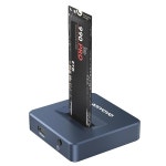 M.2 NVMe SSD 리더 어댑터, M/B&M 키 SSD용 AYOYO 10Gbps to USB 도구 없는 어댑터 지원 및 2230 2242 2260 2280용 (B+M 키) : 자성알파