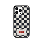 CHECKERBOARD 체커보드 에폭시 / 맥세이프 글라스 범퍼 케이스 : 필링도넛