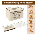 빵 방지 상자, 선반 및 타이머가 있는 접이식 반죽 프로퍼, 사워도우용 조절 가능한 온도 50-113 , 가정용 빵, 피자 베이킹, 요거트 메이커 : 소로... 