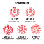 부적 전자파 차단 스티커 5종 ( 연애운 금전운 합격부 소원성취 삼재소멸 ) : 소월당 월광신녀