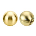 램프용 17.5mm 황동 볼 마감재, 나사산 1/8인치 및 1/4-27 나사 캡 노브와 호환되는 2PCS 램프 그늘막 캡, 장식 홀더 가구 조명용 솔리드... 