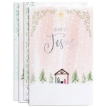 데이스프링 - 심플리 지저스 60개의 대량 크리스마스 박스 카드 J4794 , 멀티 : 톰앗호스토어