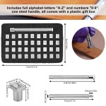 가죽 끈 & 끈,가죽 공예 액세서리,가죽 레이스 바늘,가죽 펀칭 도구,가죽 스탬핑 및 도장 용품 고무 망치가 있는 스탬프 도구, 71 PCS 다양한 모양... 