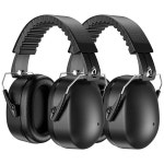 소음 감소를 위한 PROCASE 2 팩 이어 머프 SNR 32DB /NRR 26DB 성인 : 유앤아이브릿지