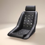 레트로 클래식 빈티지 개조 레이싱 시트 자동차 스포츠카 VR 버킷 시뮬레이터용 : 둘리코퍼레이션