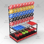 권투글러브 보관대 거치대 이동식랙 체육관 킥복싱 블랙100cm (15켤레) : 씨제이 글로벌 유통