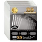 골드 씰 25 카운트 다이아몬드 클리어 엑스트라 헤비급 시트 프로텍터, 4밀리초 튼튼, 8.5 x 11, 상단 하중, 25팩 : 트러스트001