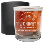 11온스 위스키 잔 - 맞춤 각인된 아버지의 날 선물, 아빠 스카치 음료 생일 잔, 신랑 들러리, 버번 리큐어 칵테일 록스 올드 패션, 램지 : 소로상회