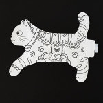 컬러룬 색칠풍선 입체풍선 동물 (고양이) : ABC문구