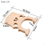 1개 44 34 12 14 18 첼로 메이플 브리지 풀 사이즈 첼로 브리지 : 유니크온1