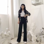 디자인 슬랙스 베이직 스트레이트 느낌 바지 여성 핏 여름트레이닝바지 여성반바지 반바지 여자트레이닝바지 면반바지 : 오션트렌스