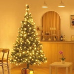 150cm 트리 세트 200구 웜색 교회트리 : PEThappy