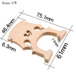 1개 44 34 12 14 18 첼로 메이플 브리지 풀 사이즈 첼로 브리지 : 유니크온1
