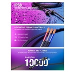 야외 조명용 B-Est Y-스플리터 케이블1 수컷암컷으로 H705D H705E H705F H7067 H7068 H7069용 : 유니크온1