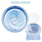 Meticuloso 수동 의류 건조기 휴대용 미니 컴팩트 스핀 RV 캠핑 학교 아파트 기숙사용 전기 세탁 건조기(녹색) : 구마 store