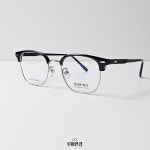 서비스] 티타늄 하금테 반뿔테 하은테 반테 블루라이트차단 남자 여자 안경 모던 패션 안경테 벤아이 모리노 m 9044 50 21 147 : 루피안경
