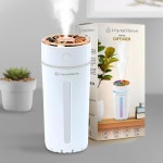 크리스탈헤이븐 무선 충전식 휴대용 및 여행용 가습기, LED 360ml 아로마테라피, 조용하고 USB 전원 공급, 자동 차단, 쿨 미스트 u2013은 가정... 