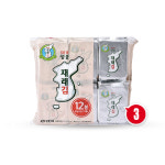 지도표 성경김 재래 식탁김 (4g x12봉) x3개 : 이삭상회