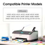 NOINK 901XL 블랙 잉크 카트리지 901XL 블랙 콤보 팩을 위한 고수익 교체 프린터 Officejet 4500 J4524 J4540 J4550 J4680 J4640 J46... 