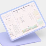 디지털 플래너 구글 시트 목표 시간 관리 목표 만년형 엑셀 서식 스프레드시트 노션 : 다쥬니랜드