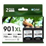 NOINK 901XL 블랙 잉크 카트리지 901XL 블랙 콤보 팩을 위한 고수익 교체 프린터 Officejet 4500 J4524 J4540 J4550 J4680 J4640 J46... 