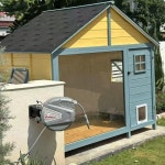 야외 샬레 방부목 정원집 유치원 장난감 간이 공구실 이동식 화초실 개집 : 성연홀딩스