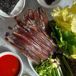 포항 구룡포 청어 꽁치 햇 과메기 야채세트 5미 : 금서율