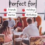 팁실랜드 오리지널 에디션 | 공식 제품 유쾌한 챌린지, 위한 게임 게임의 데어 대회 보드 그룹 등을 파티 & 재미있는 성인 미니 플레이어 밤, 3... 