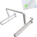 글로 장애인 소변기 손잡이 백색 화장실안전바 화장실안전손잡이 : 스테이천