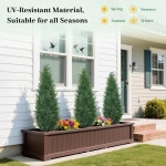 야외용 3피트 인조 삼나무 토피어리 자외선 차단 사이프러스 관목 화분에 심은 상록수 식물 아 : 성연홀딩스