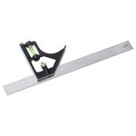 미스터 펜 콤비네이션 스퀘어, 12인치 콤보 목공 도구, 스퀘어 T 자, 툴, 프레임 세트, 메탈 Black : 글직자