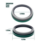 Neerotc 4pc 클래식 드라이브 액슬 휠 씰, SKF 47697 47691 47692 스템코 393 0173, 화물 여객기 켄워스 피터빌트 볼보 인터내셔널 세미... 